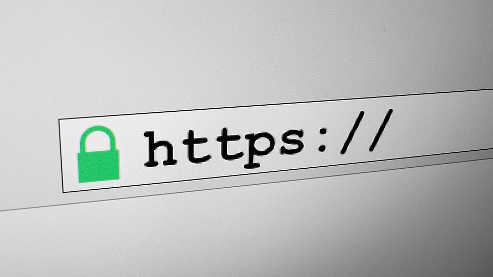 HTTPS padlock example
